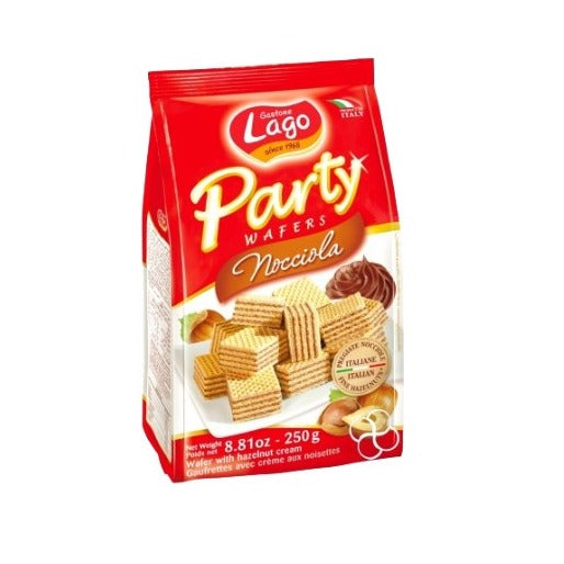 Lago Mini Party Wafers - Hazelnut Cream