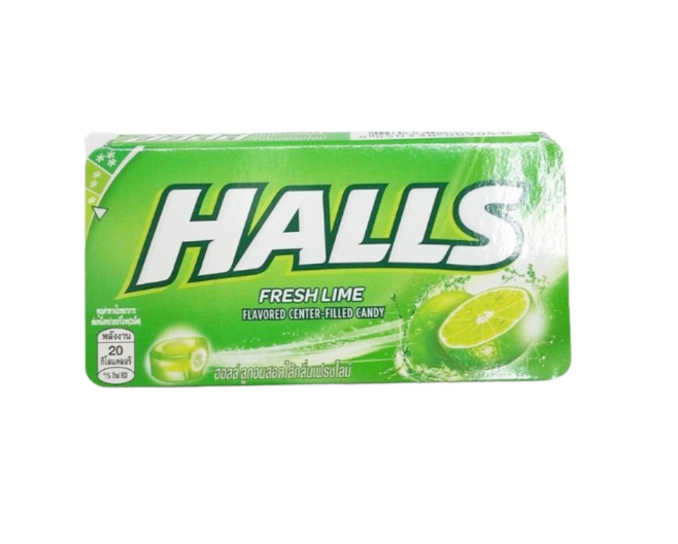 Halls Fresh Lime Flavoured Candy