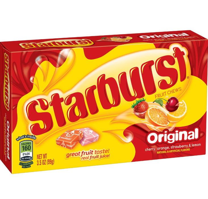 Starburst Original Fruit Chews Theatre Box