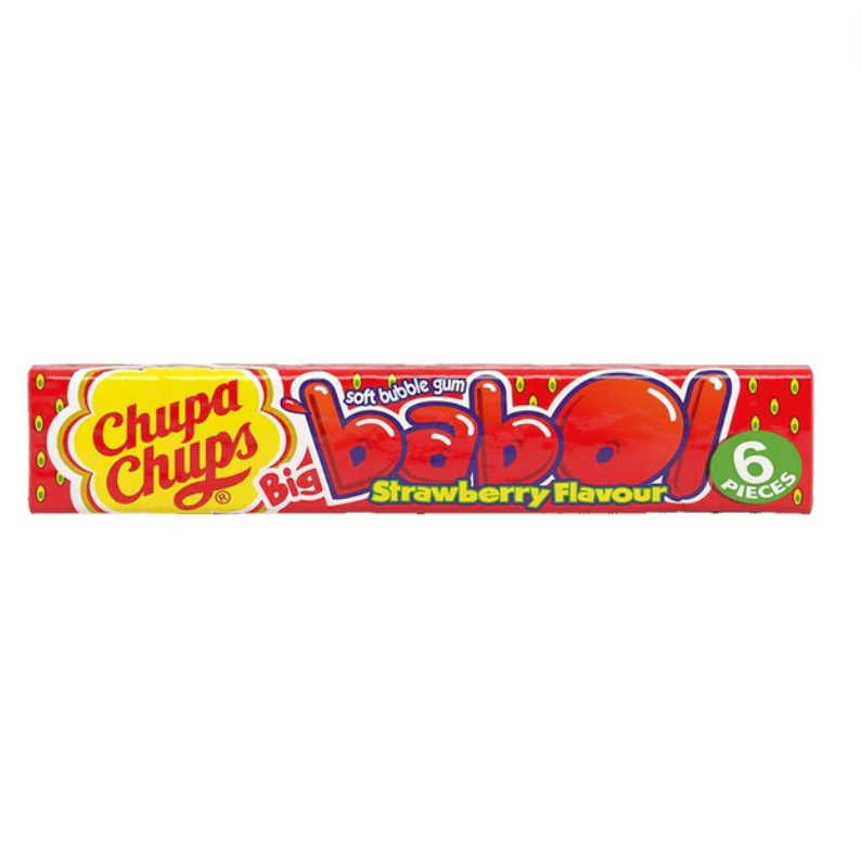 Chupa Chups Bubblegum - Strawberry Flavour