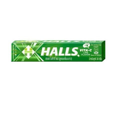 Halls Icy Fresh Lime Center Filled Flavoured Candy