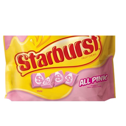 Starburst Minis Sharing Size-All Pink Flavour Big Size