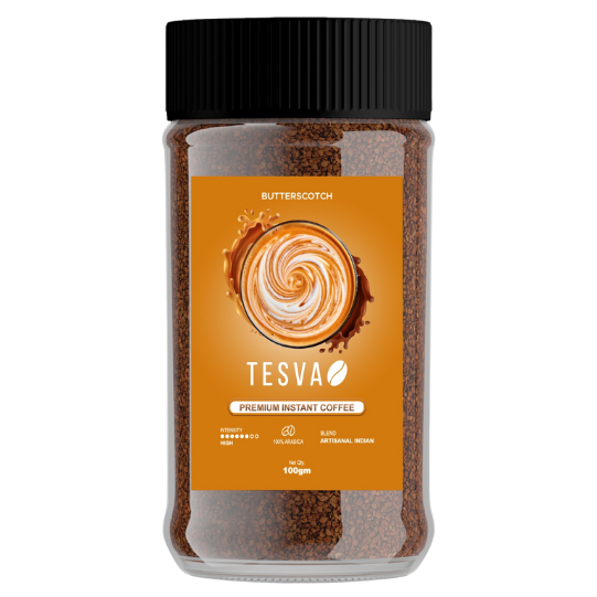 Tesva Instant Coffee - Butterscotch Flavor