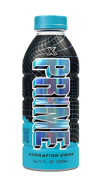 Prime Drink X Strawberry Lemonade Flavour With Zero Added Sugar Refreshing Beverage Delicious Blue Bottle 500ml