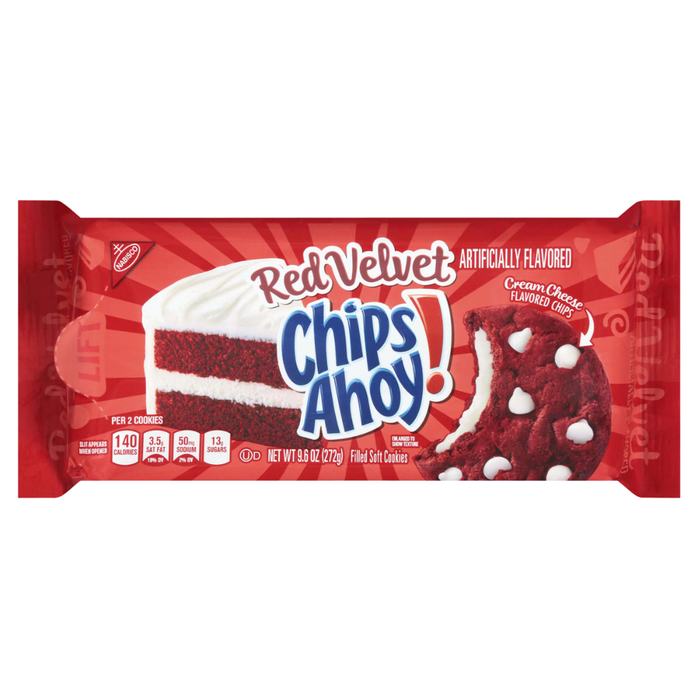Chips Ahoy Chunky Cookies Red Velvet Big Pack( 272g)