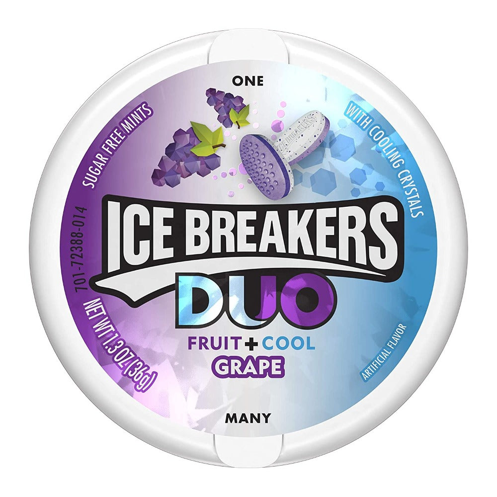 Ice Breakers Duo Fruit & Cool Grape Flavored Mints