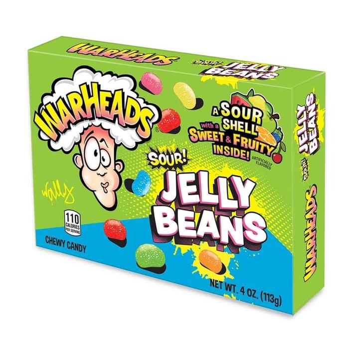 Warheads Sour Jelly Beans Theatre Box