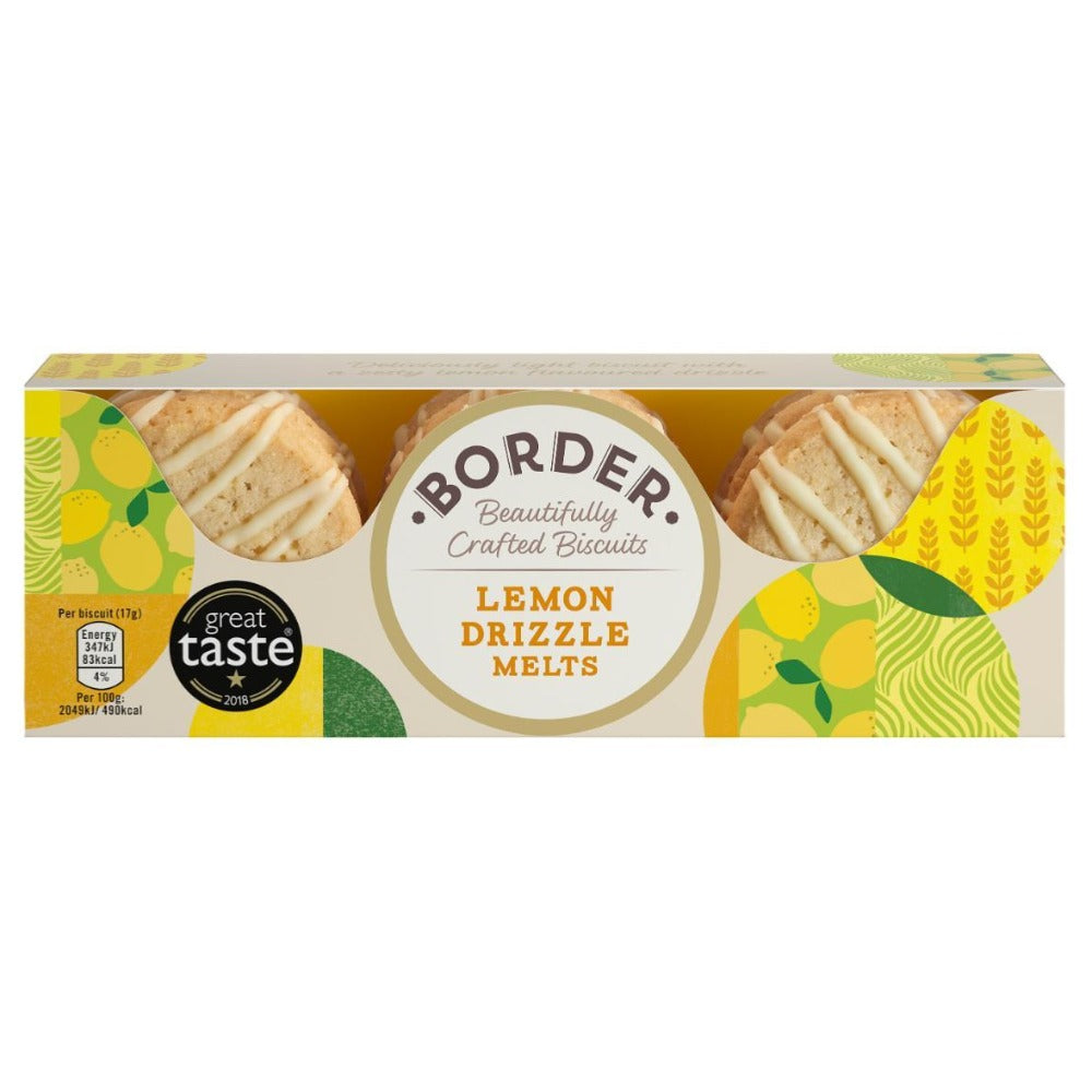 Border Lemon Drizzle Biscuits
