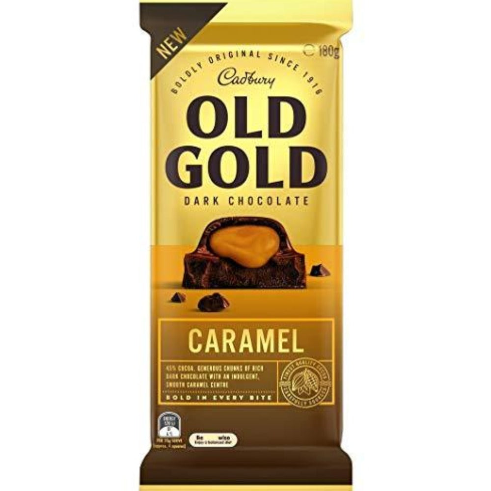 Cadbury Old Gold Australia Caramel Chocolate Block