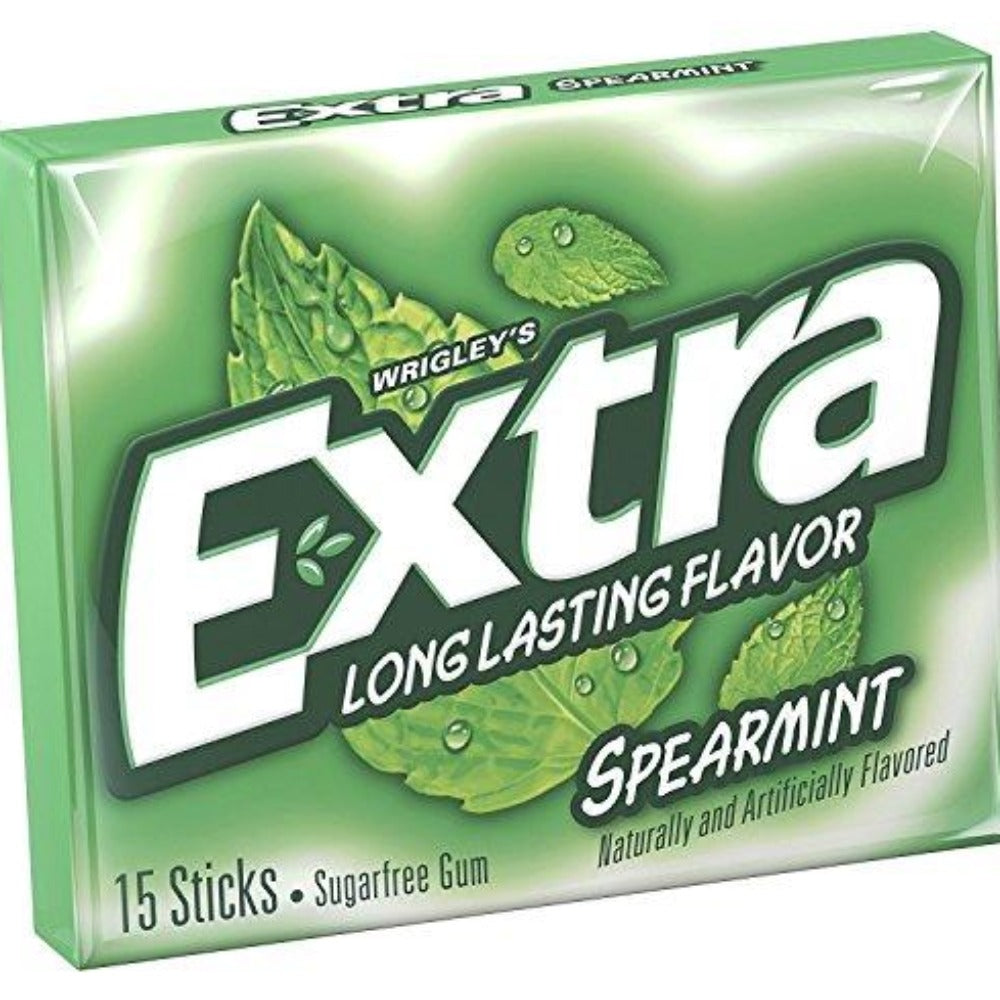Wrigley's Extra Spearmint Sugar Free Chewing Gum