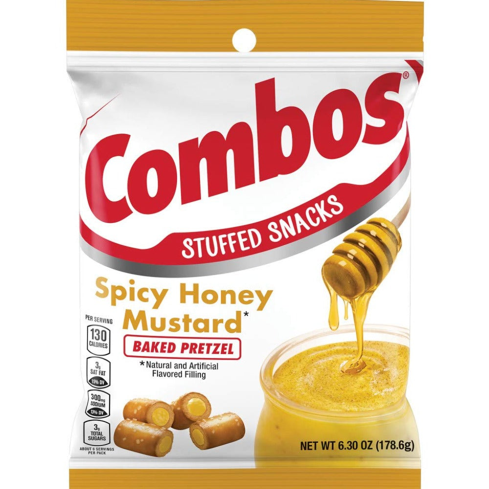 Combos Stuffed Snacks-Spicy Mustard Honey Baked Pretzel