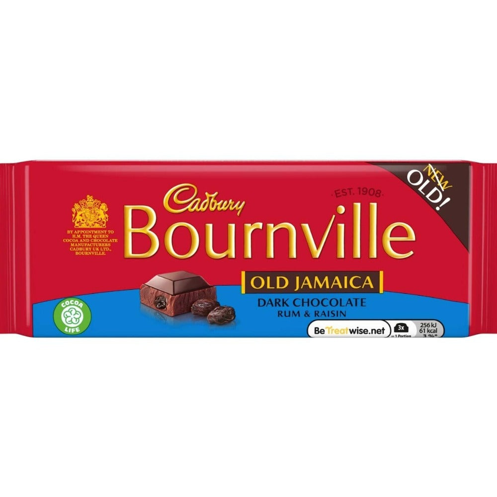 Cadbury Bournville Old Jamaica Dark Chocolate Bar