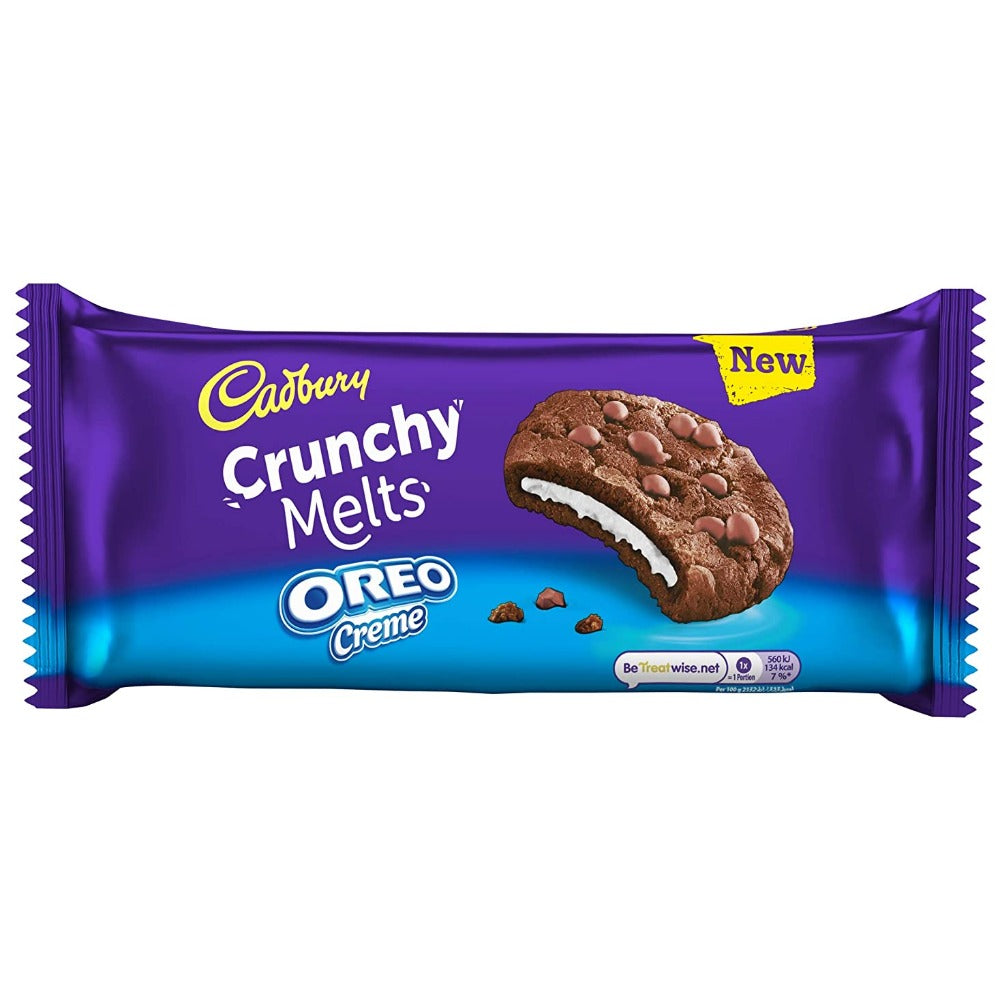 Cadbury Crunchy Melts Oreo Creme Cookies