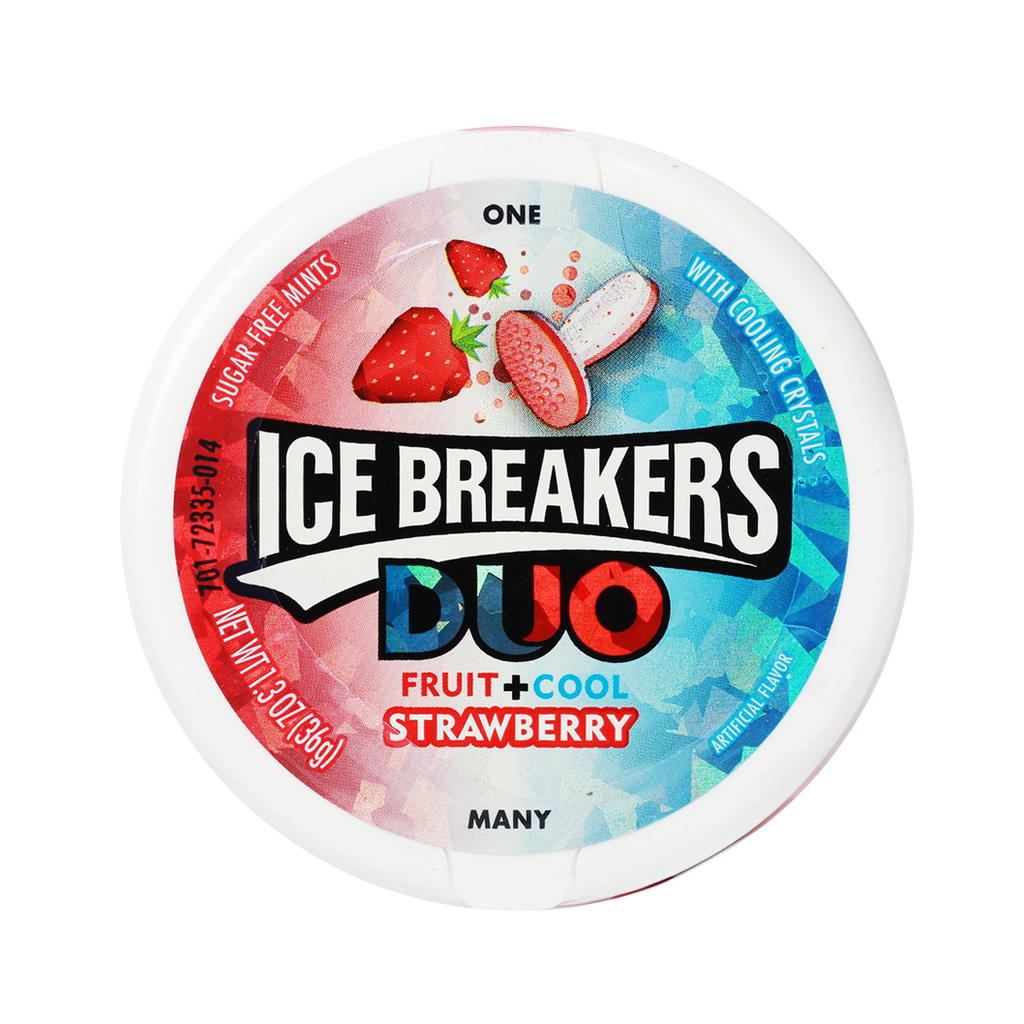 Ice Breakers Duo Fruit & Cool Strawberry Flavored Mints