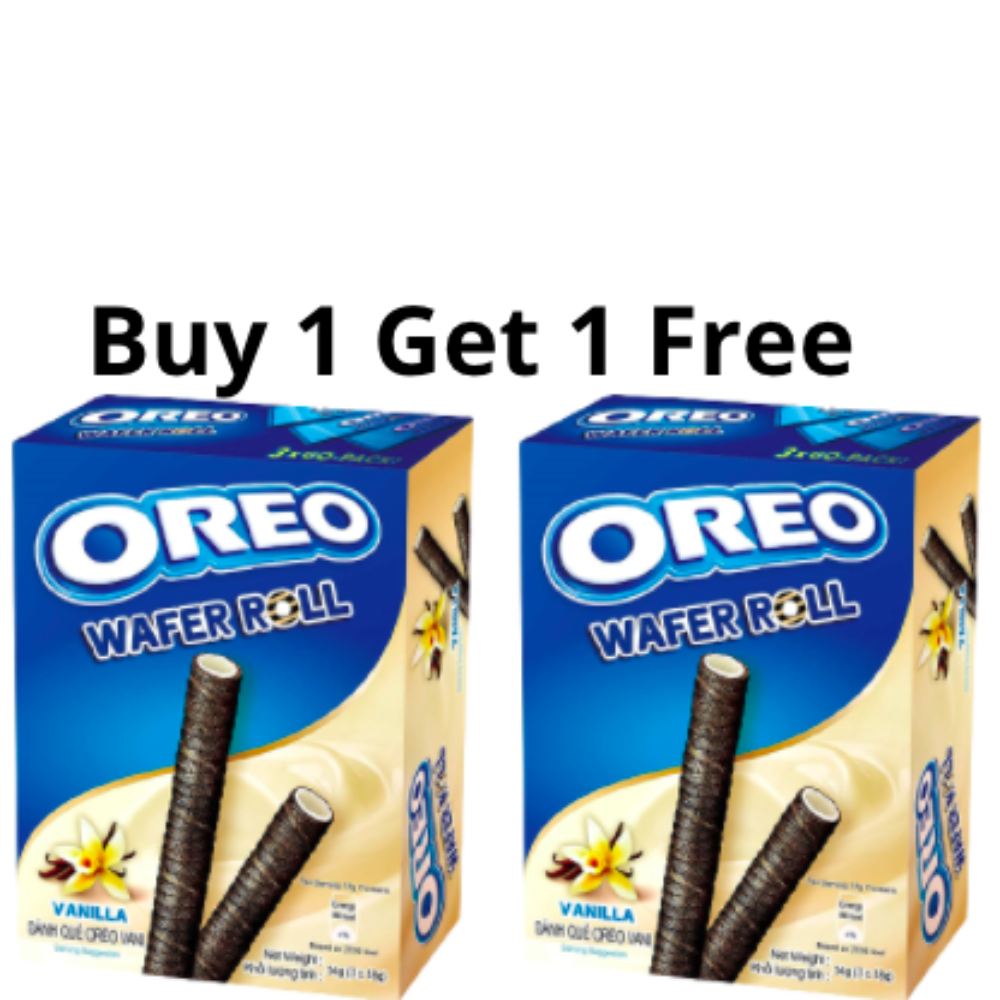 Oreo Wafer Roll with Vanilla Flavoured Cream BOGO