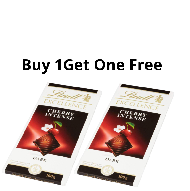 Lindt Excellence Collection - Dark Cherry Intense BOGO