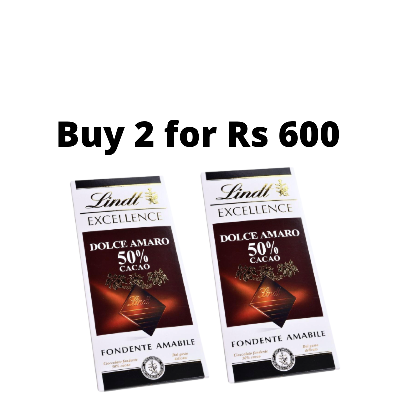 Lindt Excellence - 50% Cocoa Special Price for 2