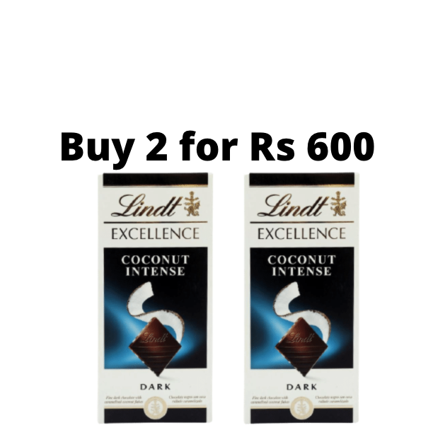 Lindt Excellence - Coconut Intense Dark Special Price for 2