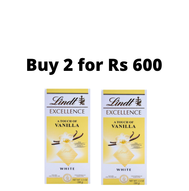 Lindt Excellence - Touch Of Vanilla Special Price for 2