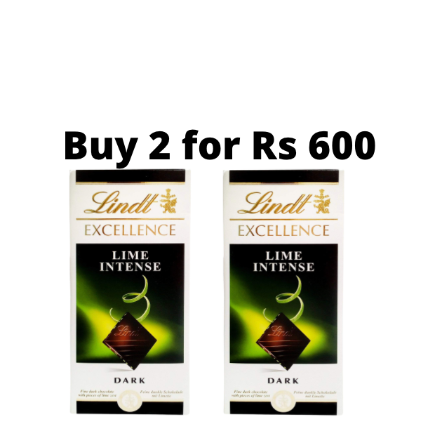Lindt Excellence - Lime Intense Dark Special Price for 2