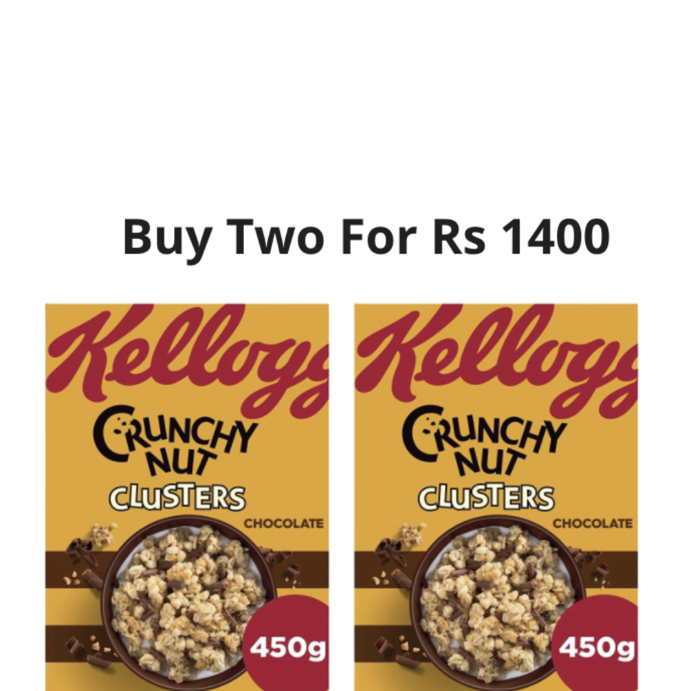 Kellogg's Crunchy Nut Clusters -Chocolate Buy 2 At A Special Price