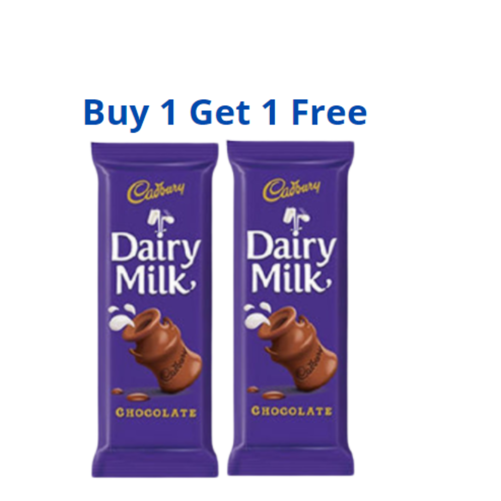 Cadbury Dairy Milk Plain Chocolate - BOGO