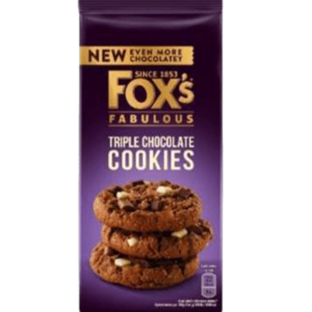 Foxs Fabulous Cookies - Triple Chocolate