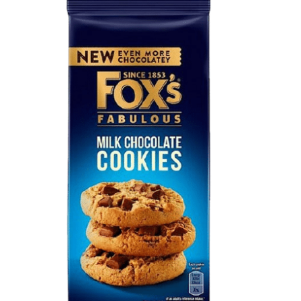 Foxs Fabulous Cookies - Milk Chocolate