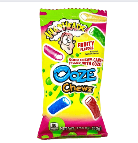 Warheads Ooze Chewz Fruity Flavours