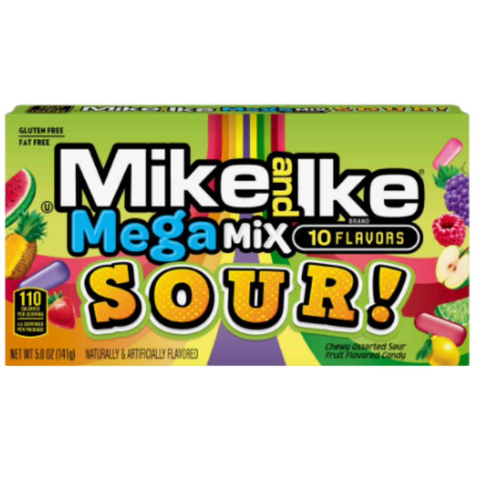 Mike and Ike Chewy Candy - Sour Mega Mix