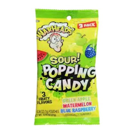Warheads Popping Candy -3 Exciting Flavours in 1 pack