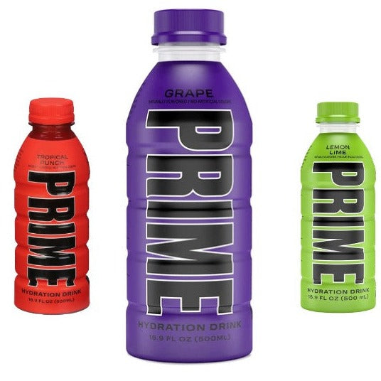 Prime Hydration Drink -Combo Value Pack of 3 Flavours