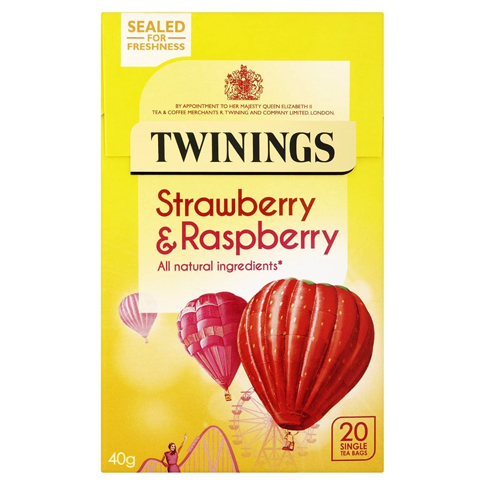 Twinings - Strawberry & Rasberry(20 bags)