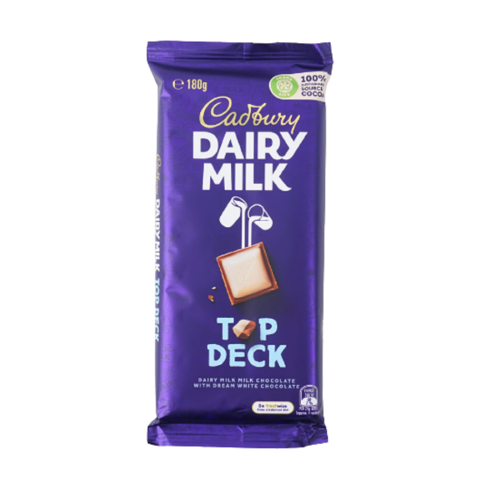 Cadbury Dairy Milk Top Deck Australia Chocolate Block
