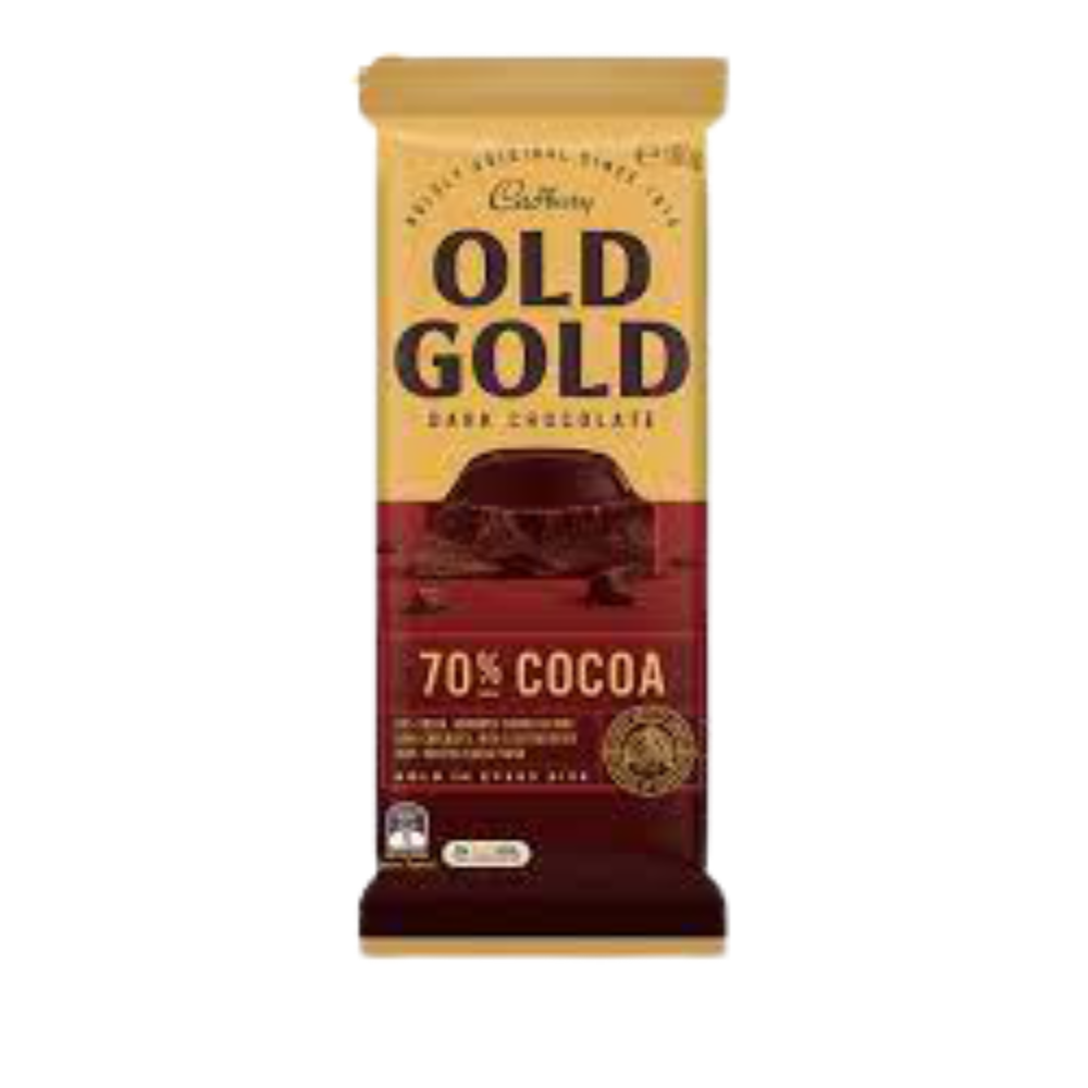 Cadbury Old Gold Australia 70% Cocoa Chocolate Block