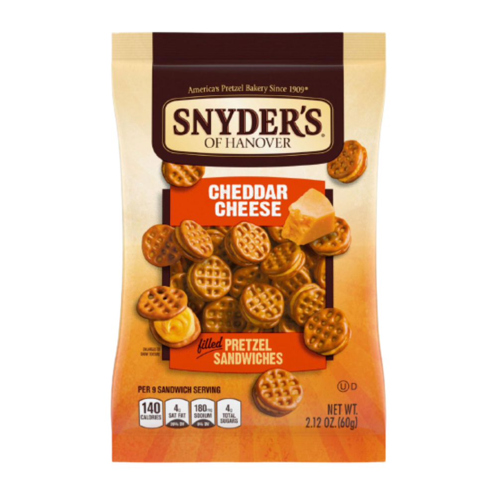 Snyder's Of Hanover Cheddar Cheese Pretzel Sandwiches