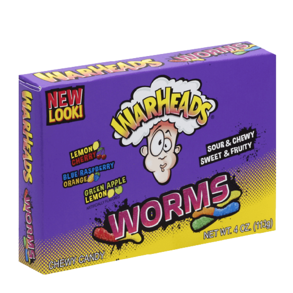 Warhead Chewy Candy Boc ( Worms)