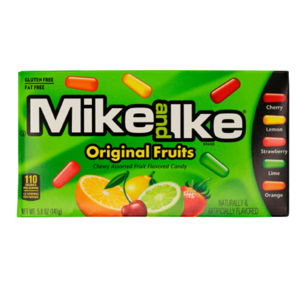 Mike and Ike Chewy Candy - Original Fruits