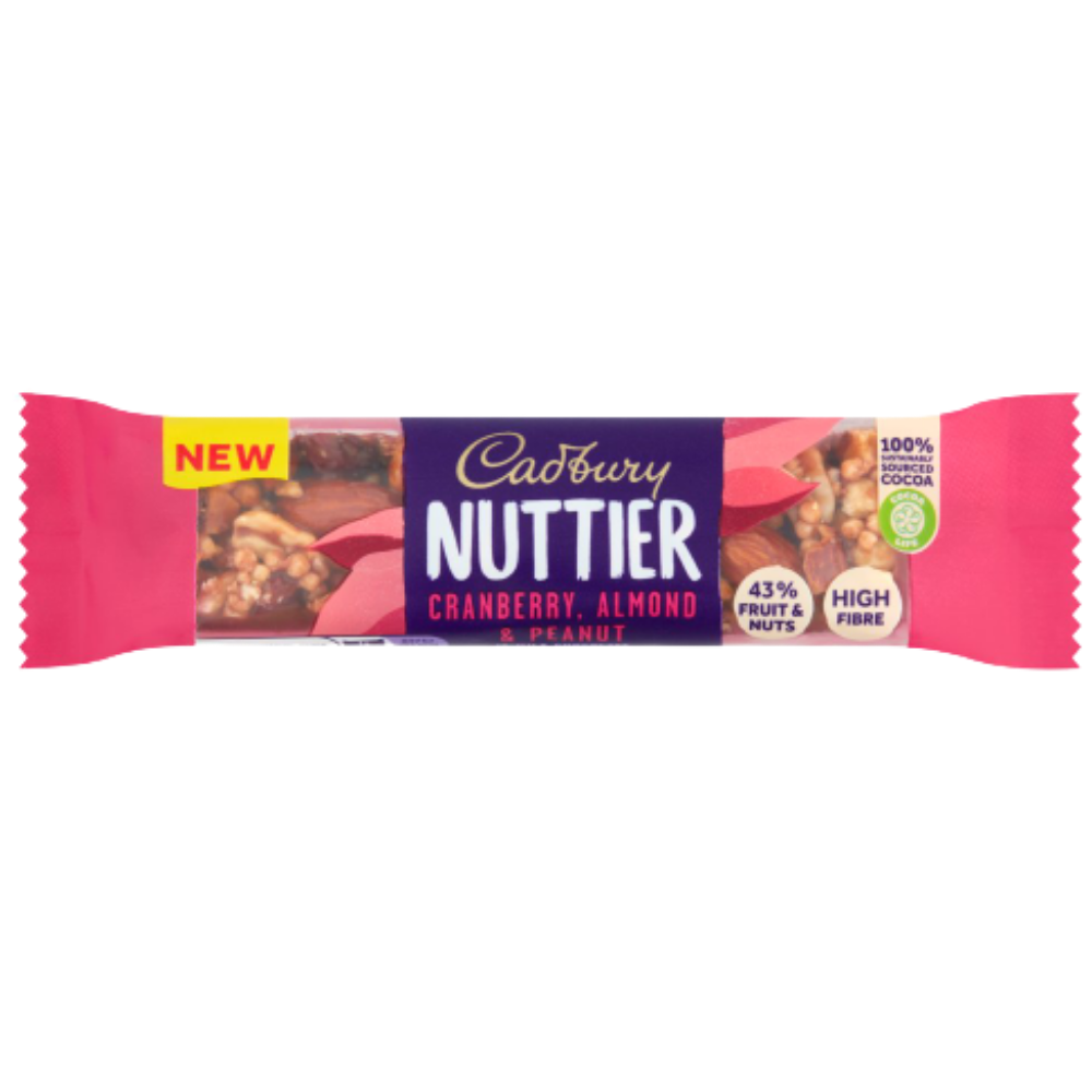 Cadbury Nuttier Cranberry, Almond and Peanut Milk Chocolate Bar