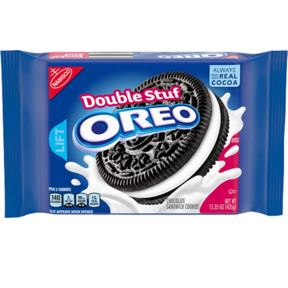 Oreo - Double Stuff Chocolate Sandwich Cookies ( Big pack 435G)
