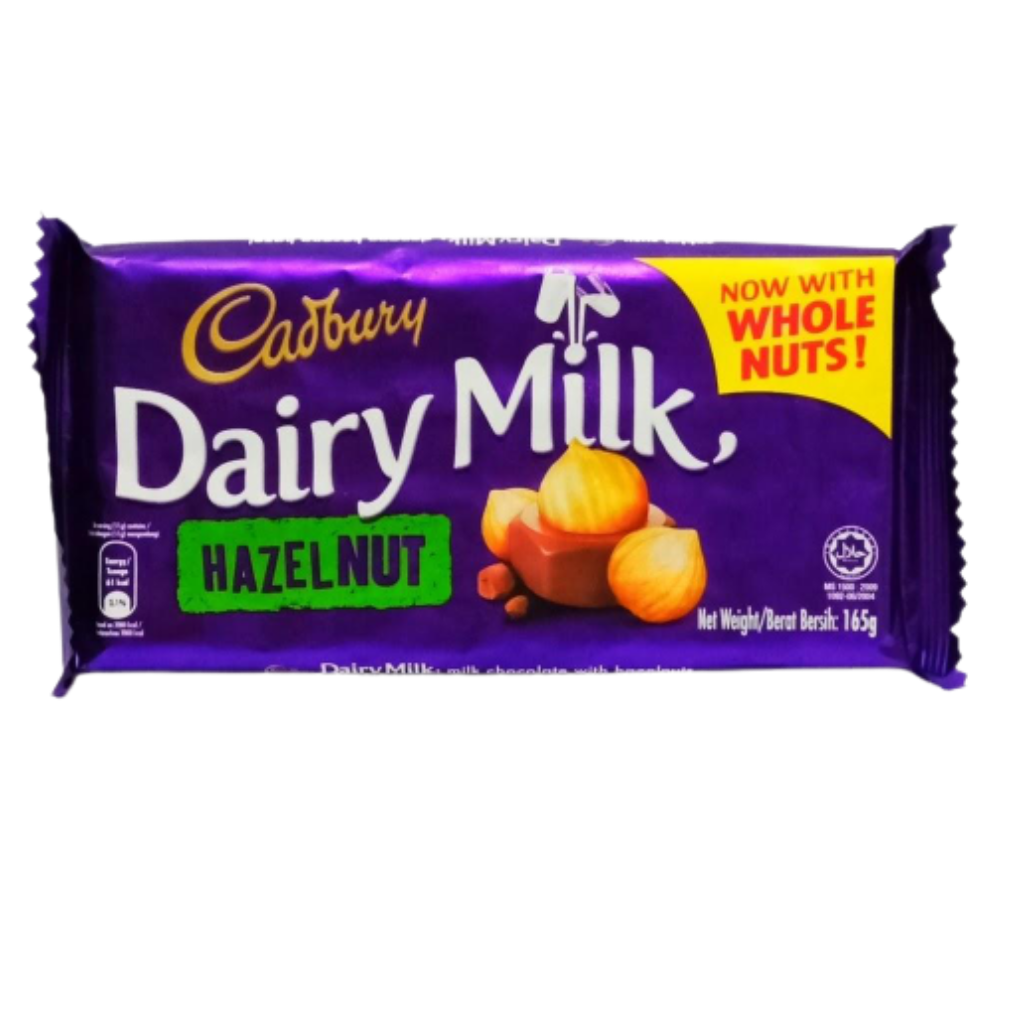 Cadbury Dairy Milk Hazelnut Chocolate Bar 165g