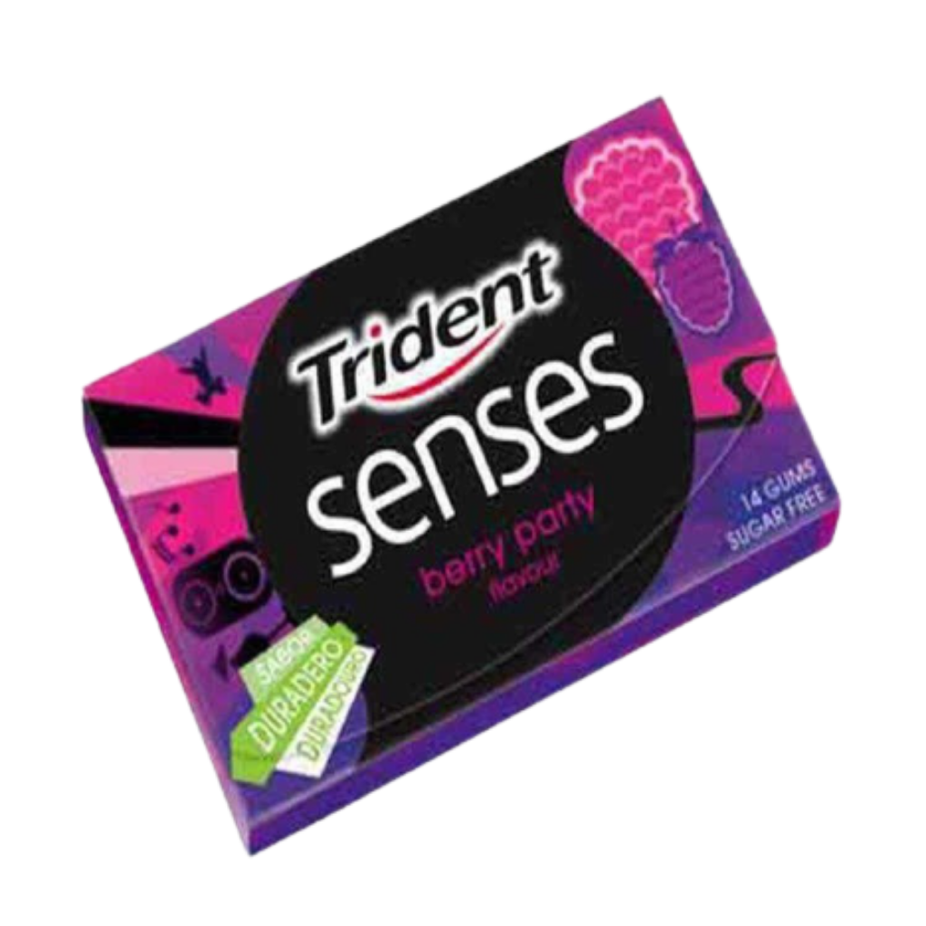 Trident Senses Berry Party Flavour Sugar Free Gum
