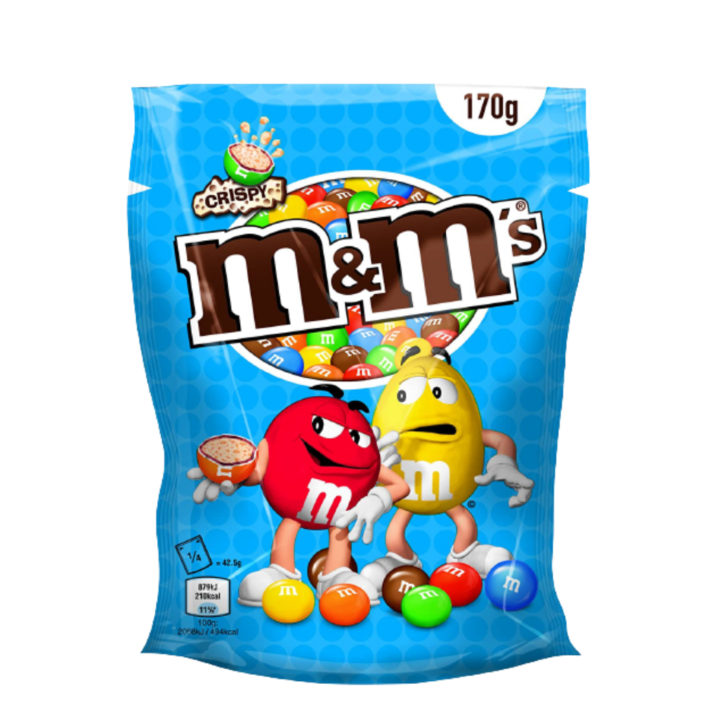 M&M's Crispy Chocolate Pouch 170g
