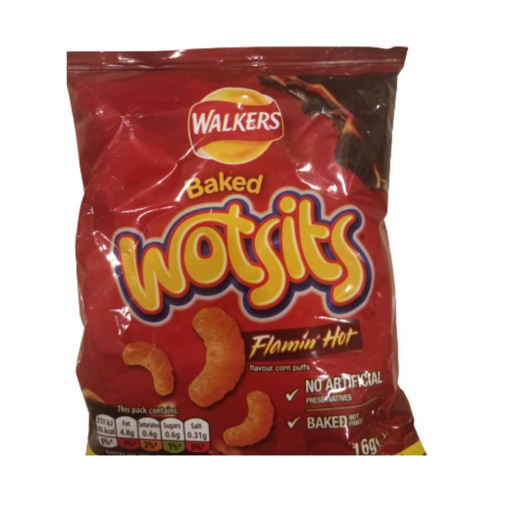 Walkers Baked Wotsils Flamin Hot mini pack ( 16G)