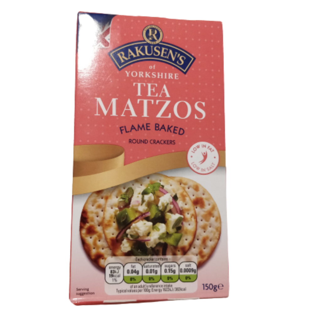 Rakusen's Yorkshire Crackers Flame Baked Tea Matzos