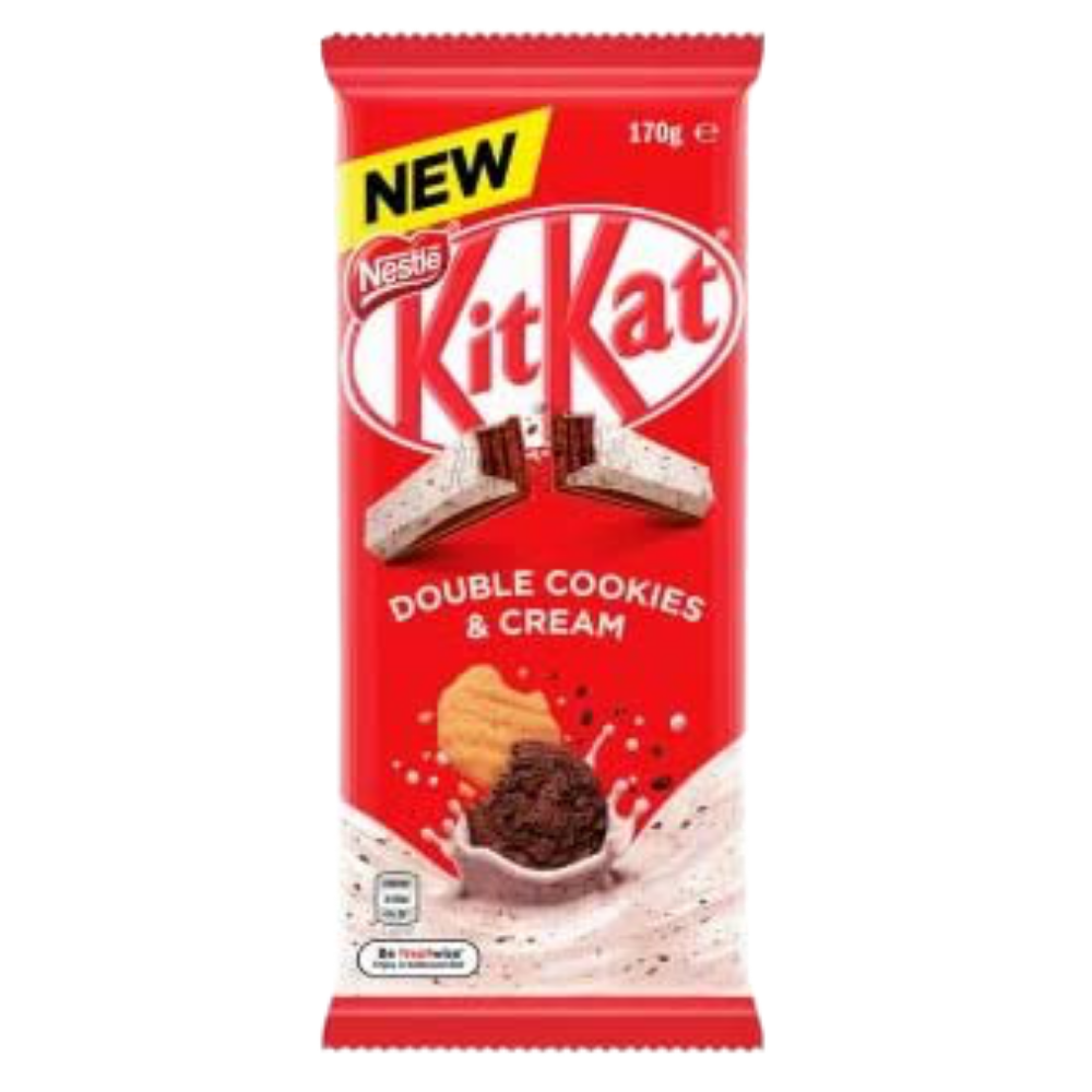 Kit Kat Double Cookies and Cream Chocolate Block