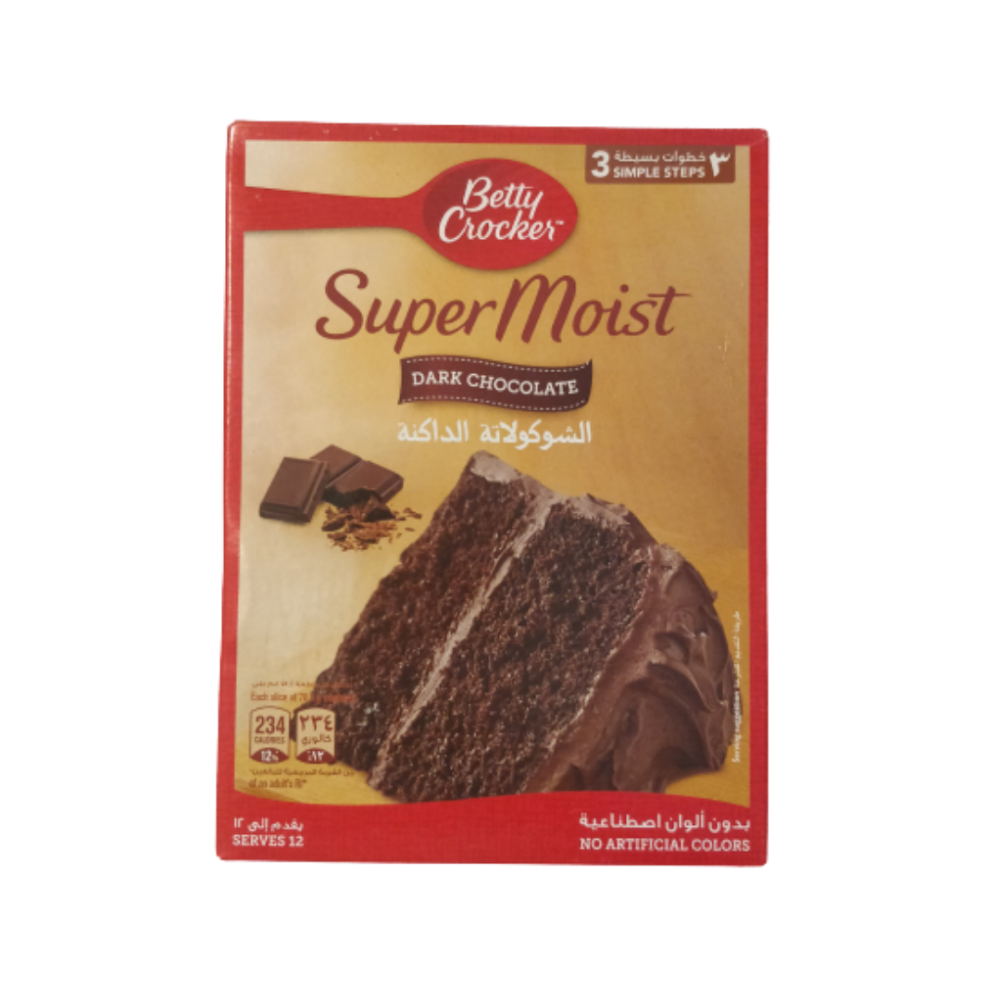 Betty Crocker Super Moist Dark Chocolate Mix