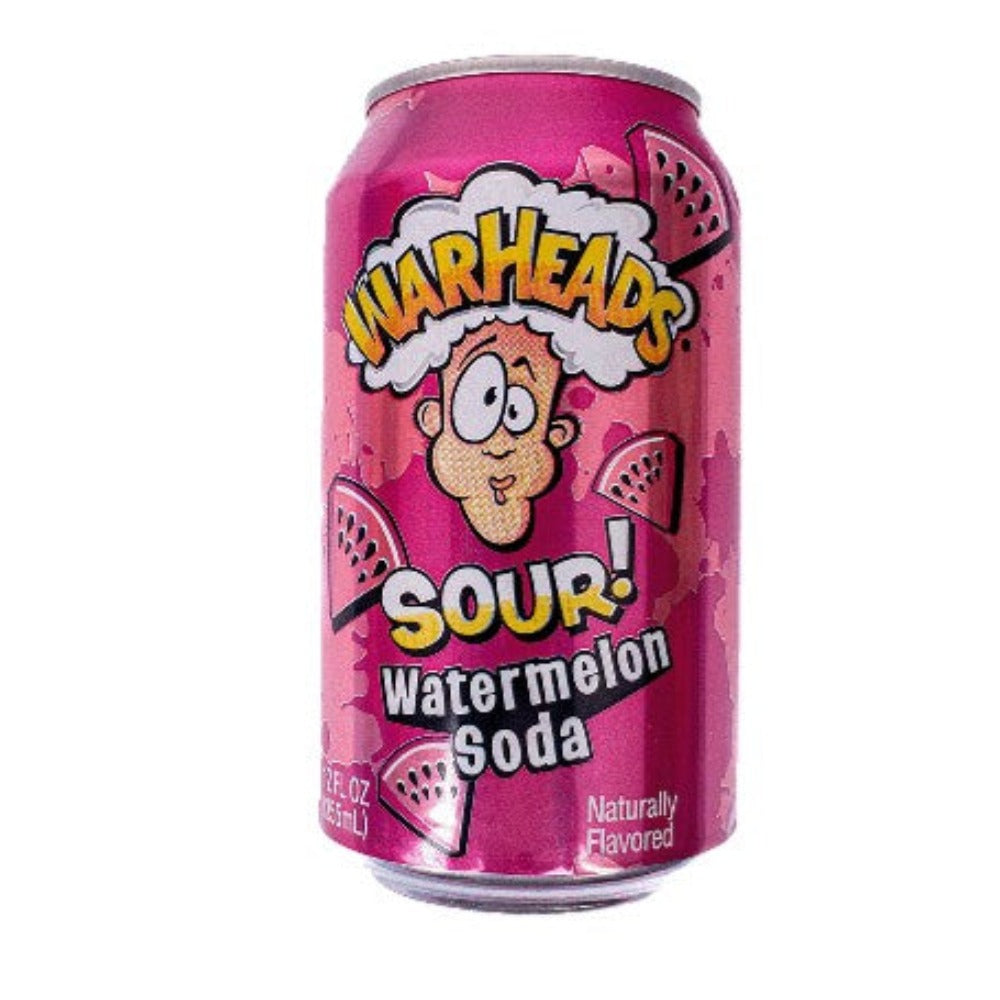 Warheads Sour WatermelonSoda Can
