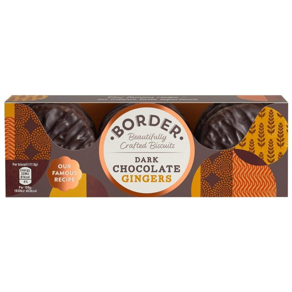 Border Dark Chocolate Coated Biscuits