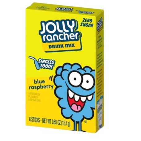 Jolly Rancher Zero Sugar Drink Mix Singles to Go- Blue Raspberry